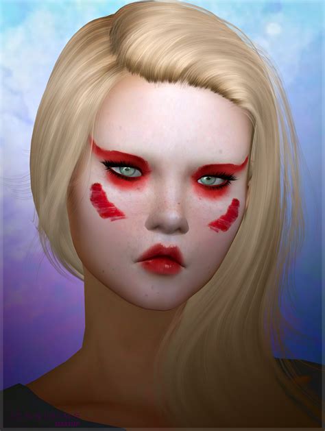 Downloads Sims 4makeup Eyeshadow Kabuki Red Jennisims Vrogue