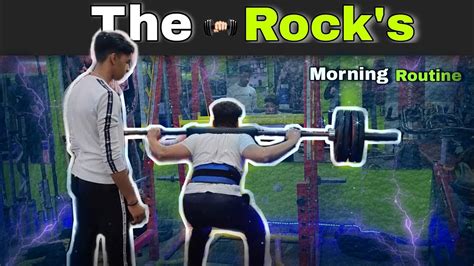 Trying The Rock S Morning Routine Youtube