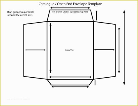 Free Envelope Template Of Number 10 Envelope Template Word Templates