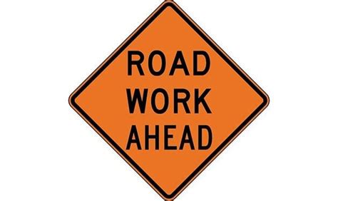 Road Work Ahead Construction Sign Treetop Products