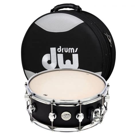 Dw Design Series 14 X 55 Snare Drum Black Satin And Case Gear4music