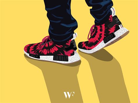 Lovely Sneakers Illustrations by Stanley Wong - Fubiz Media