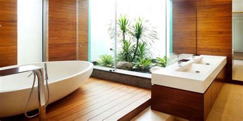 17 Inviting And Chic Wood Bathroom Decorating Ideas