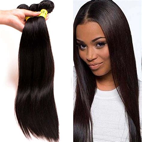 Welove Hair 8a Peruvian Straight Hair 3 Bundles 14 16 18 Inches 100g
