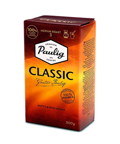 Paulig Classic Coffee Ground 500g Euro Drinks