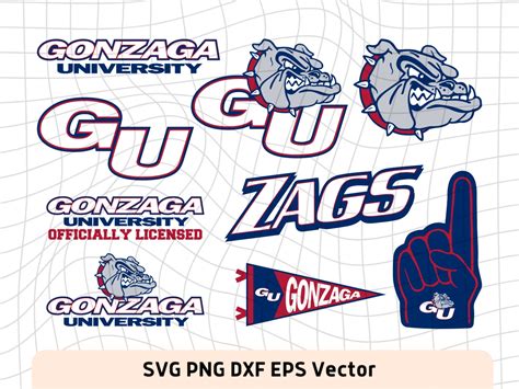 Gonzaga University Svg Design Zags Png Gu Cricut Vectorency