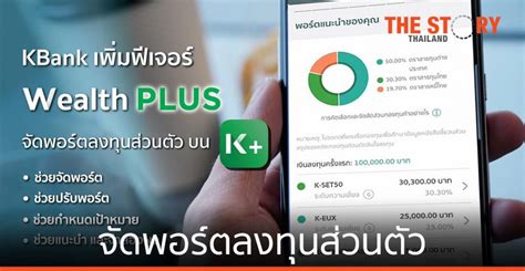 กสิกรไทย เปิดตัว 'Wealth PLUS' ฟีเจอร์ช่วยจัดพอร์ตลงทุนส่วนตัวบน K PLUS | The Story Thailand
