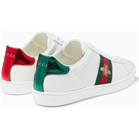 New Gucci Womens Ace Embroidered Bee Sneakers Size 9 Property Room