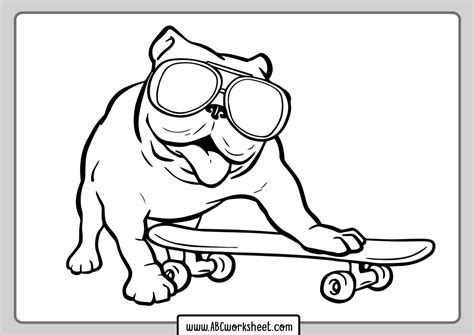 printable dogs coloring pages  kids