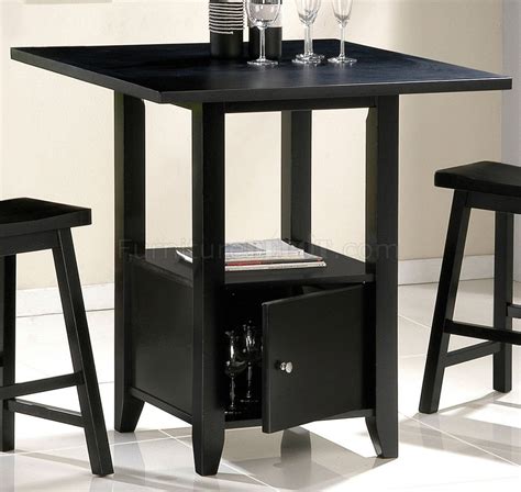 We did not find results for: Black Finish Contemporary Counter Height Dinette w/Storage ...