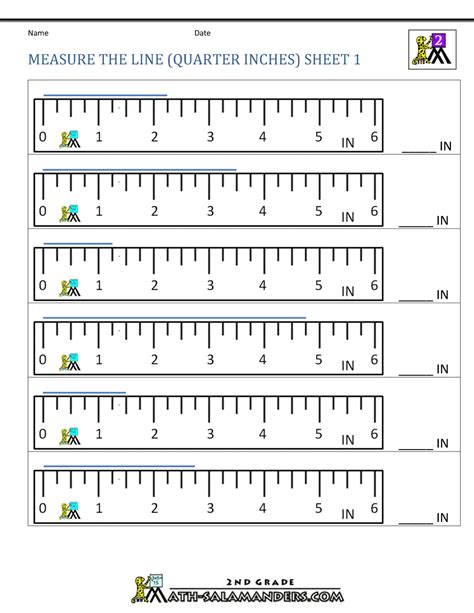 Measurement Math Worksheets Measuring Length