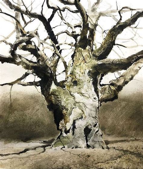 Pin By Ed Hobbins On Andrew Wyeth 3 Landscape Art Watercolor Trees