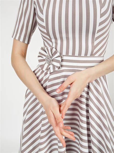 Платье Anabele молочно кофейный цвета от Olivegrey купить по цене 8800