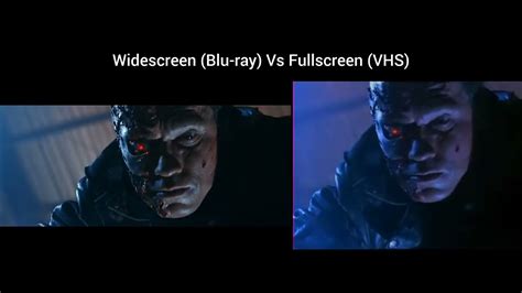 Terminator 2 Judgement Day Widescreen Vs Fullscreen Aspect Ratio