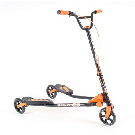 Yvolution Y Fliker Carver C5 Orange Kidsadult Wiggle Scooter