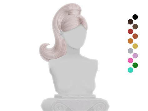 Gramsims Silkstone Hair The Sims 4 Download Simsdomination In 2021