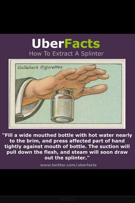 You, the reader, assume full responsibility for how you choose to use it. How to get out a splinter painlessly ! | Cool tips ...