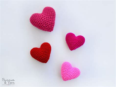 Free Crochet Pattern 3d Hearts