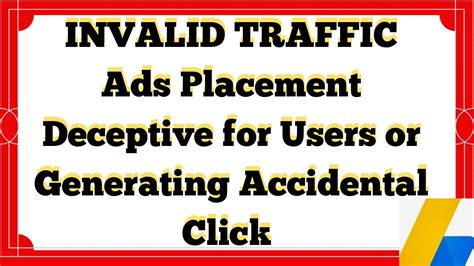 Invalid Traffic Ad Placement Deceptive For Users Or Generating