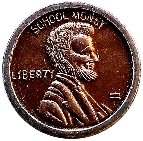 1 Cent School Money Tokens Numista