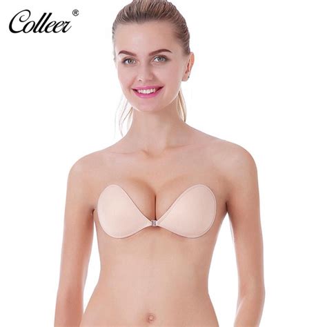 2019 Colleer Sexy Ladys Girls Silicone Adhesive Bra Cup Abcd Stick