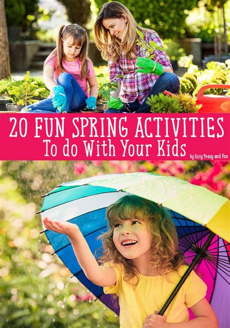 20 Spring Activities For Kids Spring Activities Activities For Kids