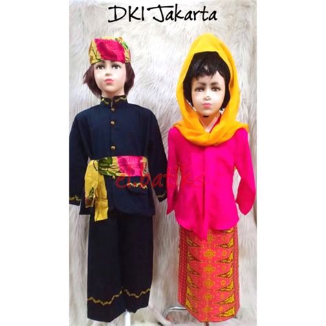 Jual Pakaian Adat Anak Dki Jakarta Shopee Indonesia