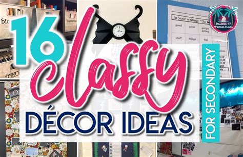 16 Classy Decor Ideas For Your Secondary Classroom