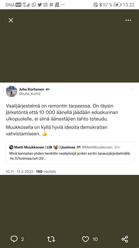 Reijo Taskinen Reksa On Twitter Juha Otsatukka Korhonen On Demokratian Asialla