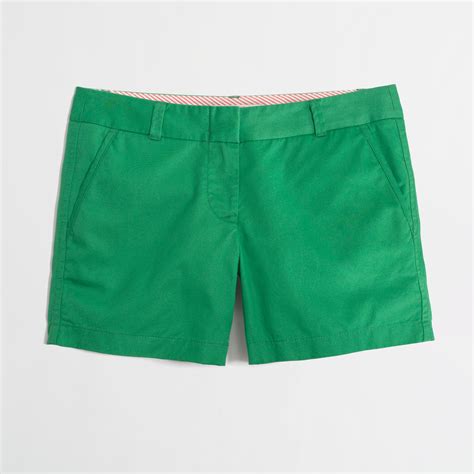 Jcrew Chino Short In Green Lyst