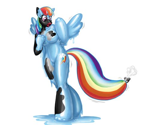 Oldie Tom Rubber Rainbow Dash Balloon Tf By Redflare500