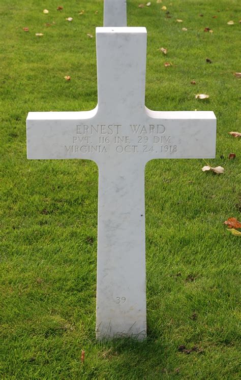 116th Infantry Regiment Roll Of Honor Pvt Ernest Ward
