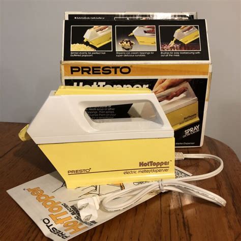 Vtg Presto Hot Topper Automatic Electric Butter Melter Dispenser New