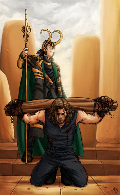 Thor And Loki Blood Brothers By Renny08 On Deviantart