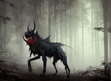 Ancient Magus Fae Ram Skulled Creature With Black Stable Diffusion