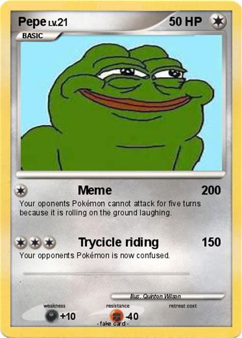 Pokémon Pepe 378 378 Meme My Pokemon Card