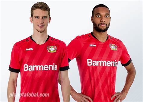 Jornada) con goleadores, alineación, cambios, tarjetas amarillas y rojas directas. Camiseta Jako del Bayer 04 Leverkusen 2019/20