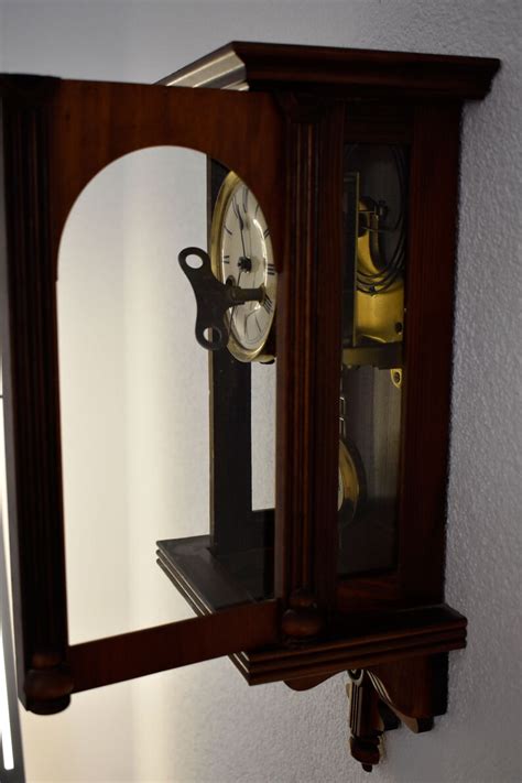 junghans vintage ra pendulum chiming wall clock germany c etsy australia