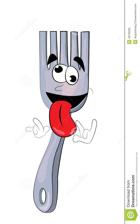Adorn your tablescape with trendy cartoon fork available at alibaba.com. Crazy fork cartoon stock illustration. Illustration of ...
