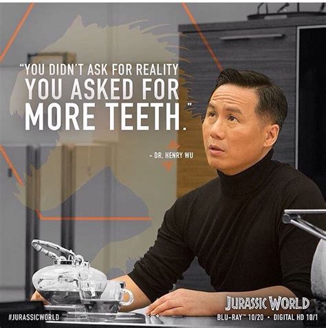 Dr Henry Wu Jurassic Movies Jurassic Park Series Jurassic World 2015