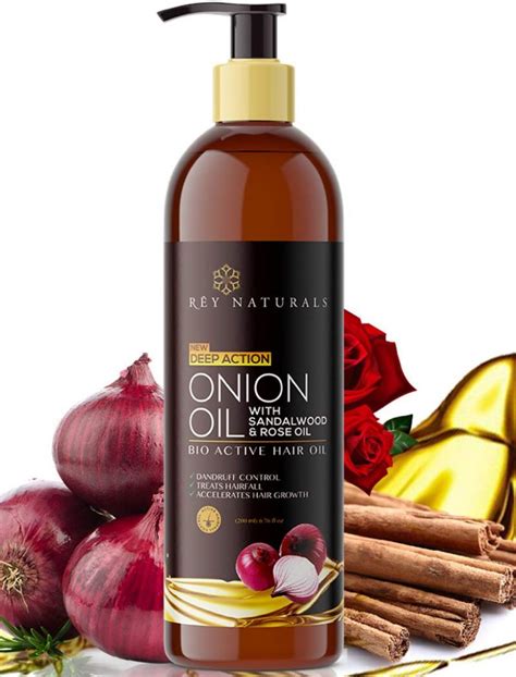 You should feed your hair with oil every now and then to make sure it stays healthy, thick and lustrous. Rey Naturals Onion Hair Oil with 14 Essential Oils ...