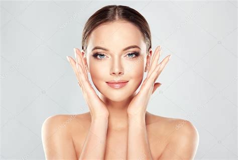 Woman With Clean Fresh Skin Stock Photo By Sofia Zhuravets 127081268