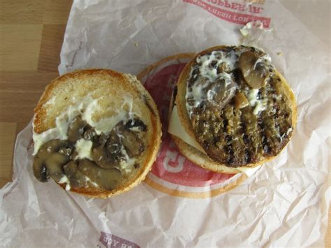 Review Burger King Mushroom Swiss Big King Brand Eating