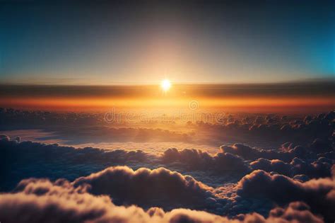 Sunrise Above The Clouds That Cover The Sky During The Day Sunrise