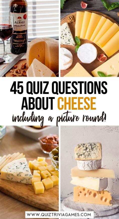 45 Cheese Quiz Questions And Answers Picture Round Quiz Trivia Games