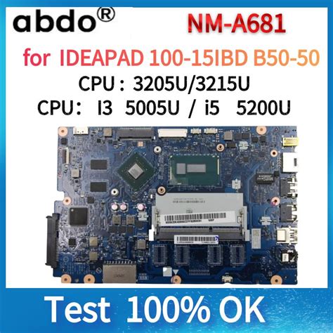 Cg410 Cg510 Nm A681 For Lenovo 100 15ibd B50 50 Notebook Motherboard