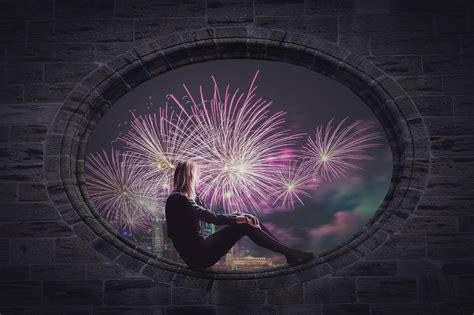 Fireworks Woman City Free Photo On Pixabay Pixabay