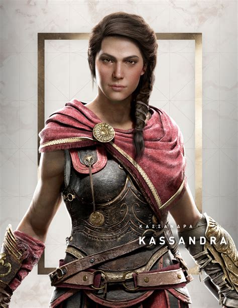 Kassandra Portrait Art Assassins Creed Odyssey Art Gallery