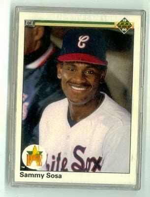 Check spelling or type a new query. Sammy Sosa 1990 Upper Deck Baseball Card - Steeno Sports Memorabilia Collector and Dealer