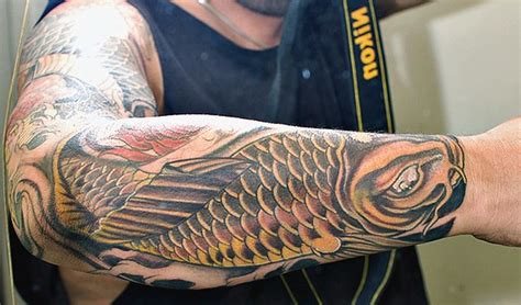 Koi Tattoo Forearm Koi Tattoo Hrs Work By Jason At So Flickr